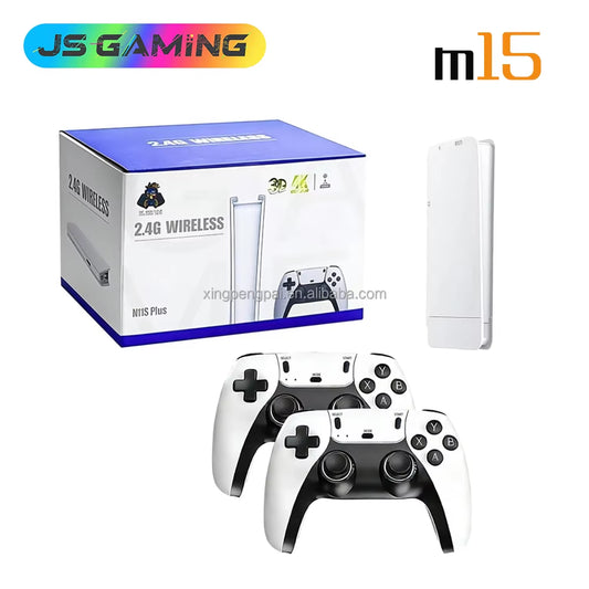 JSGAMING M15 Retro Classic Game Console Support 20000+ Game 4K HD Output Video Game Stick Station with 20+Emulator