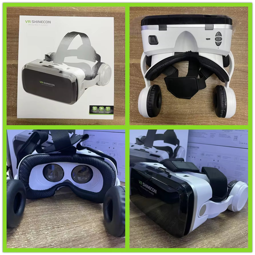3D Wireless Support Mobile Phone VR G04BS with Game Controller Y1 Virtual Reality VR Glasses with Blue Tooth Headset