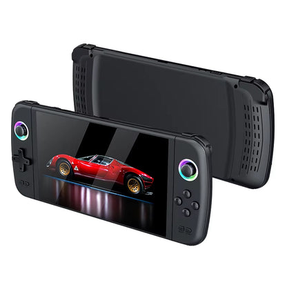 M27 Portable Handheld Game Console 64 Built-In 10000+ Games Including PSP PS1 7 Inch 4K Support 3.5MM Stereo Headphones