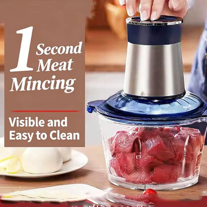 Household Electric Meat Grinder Meat Mixer Food Processor Vegetable Shredder