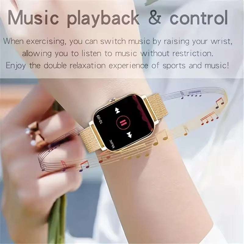 2025 Smart Watch 2.01 Inch HD Display Answer Make Call Message Preview Sport Modes DIY Dial Weather Forecast Men Women