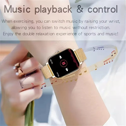 2025 Smart Watch 2.01 Inch HD Display Answer Make Call Message Preview Sport Modes DIY Dial Weather Forecast Men Women