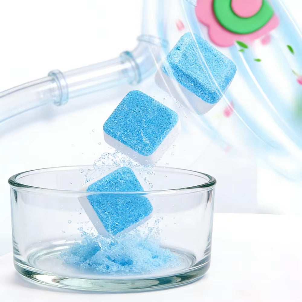 24Pcs Deep Cleaning Stain Remove Washing Machine Cleaner Effervescent Washing Machine Cleaning Tablets