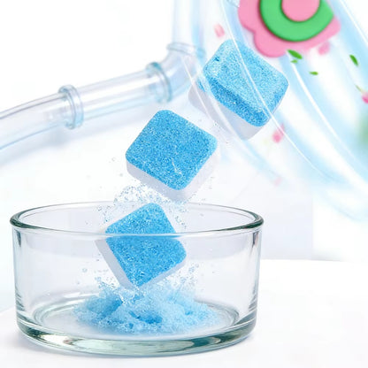 24Pcs Deep Cleaning Stain Remove Washing Machine Cleaner Effervescent Washing Machine Cleaning Tablets