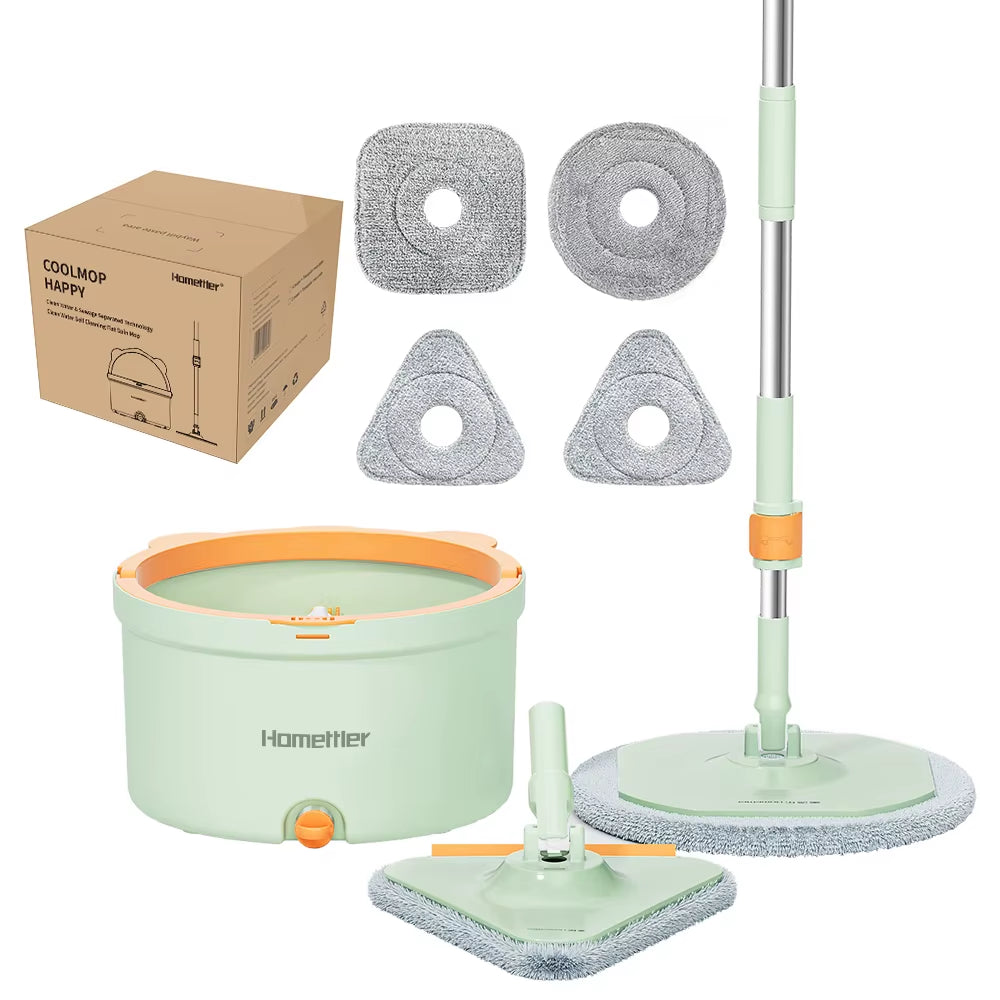 Mop Cleaning Supplies Cleaning Products Homettler 360 Rotating Flat Mop Cleaning Tools Mop Bucket