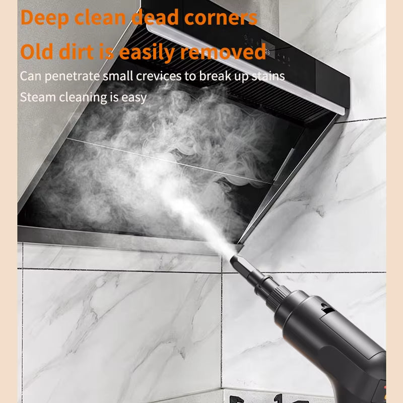 Household Car Cleaning Electric Steam Cleaner Professional 2500W Portable Handheld 1200Ml Tank 3 Bar Pressure Multi-Function