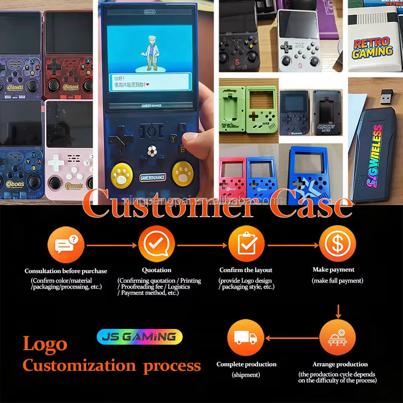 JSGAMING M15 Retro Classic Game Console Support 20000+ Game 4K HD Output Video Game Stick Station with 20+Emulator
