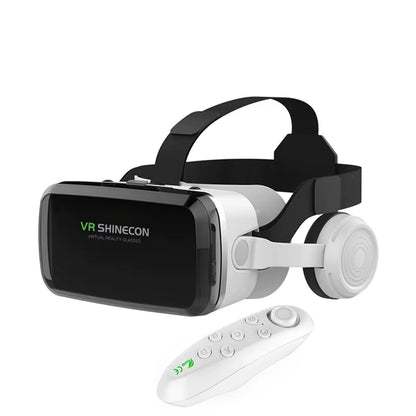3D Wireless Support Mobile Phone VR G04BS with Game Controller Y1 Virtual Reality VR Glasses with Blue Tooth Headset