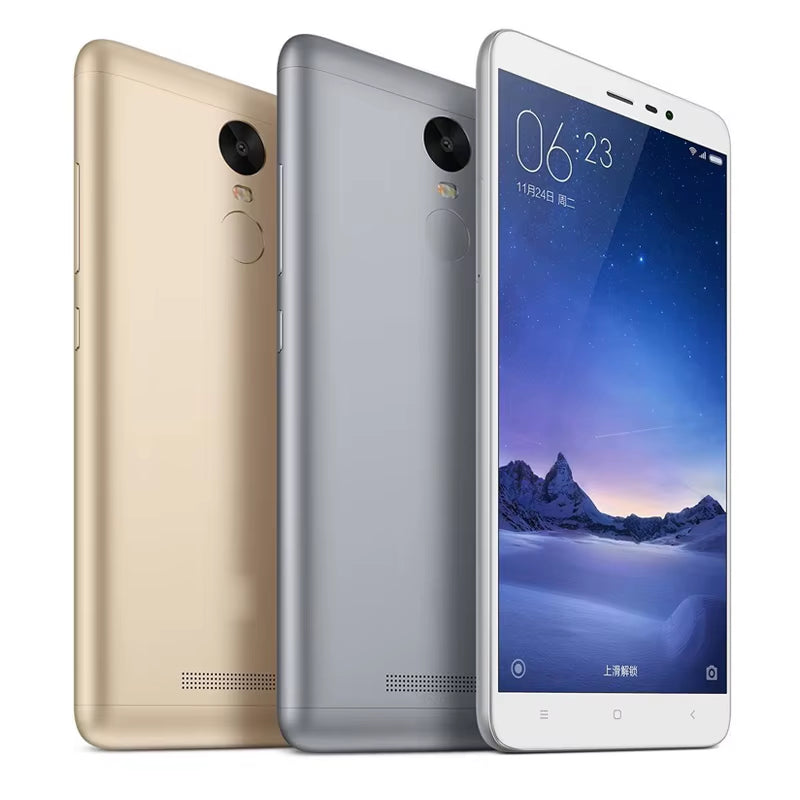 Ready Stock for Sale 16G 32G Large Screen Smart Phone for Redmi 3S Note3 4 4X Finger Print Global Version