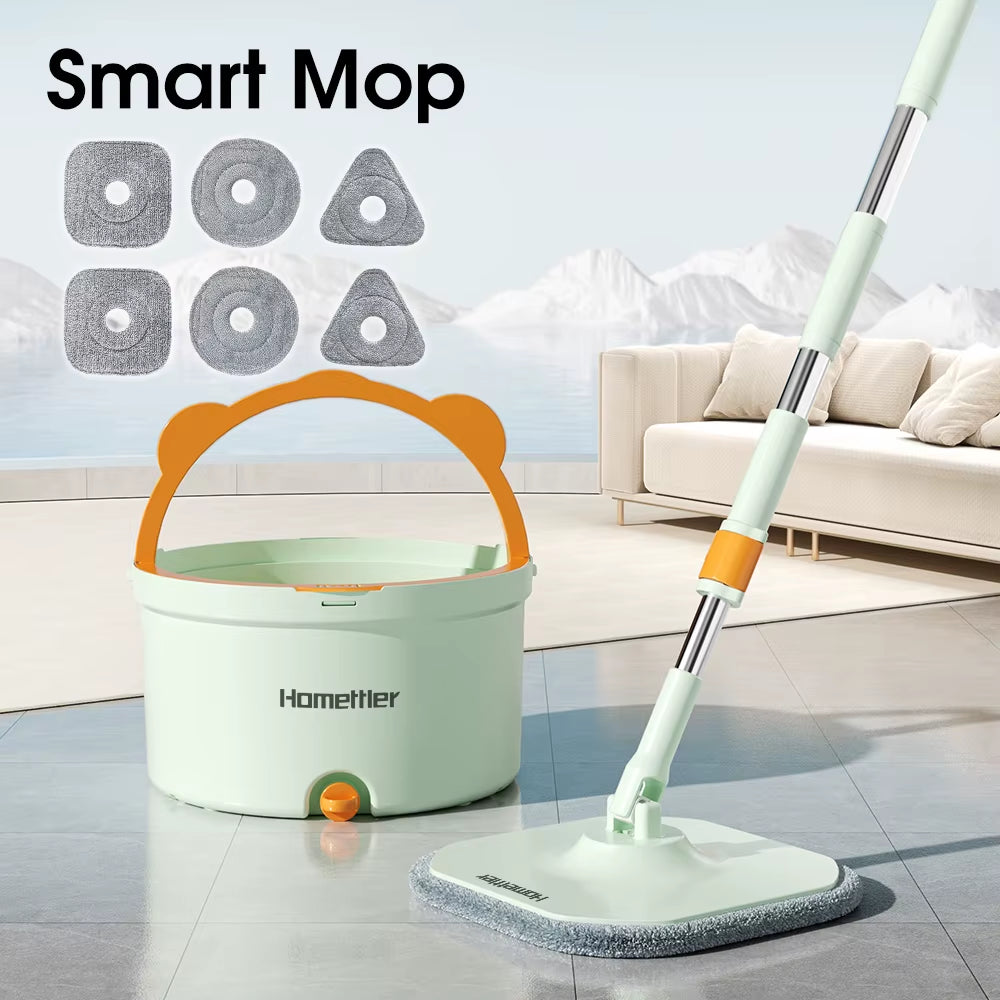 Mop Cleaning Supplies Cleaning Products Homettler 360 Rotating Flat Mop Cleaning Tools Mop Bucket