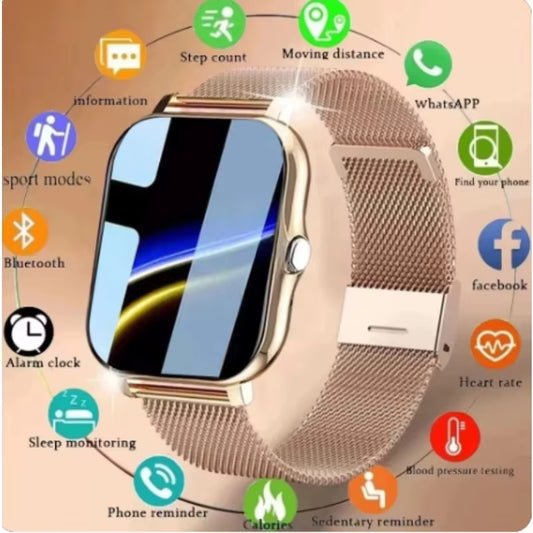 2025 Smart Watch 2.01 Inch HD Display Answer Make Call Message Preview Sport Modes DIY Dial Weather Forecast Men Women