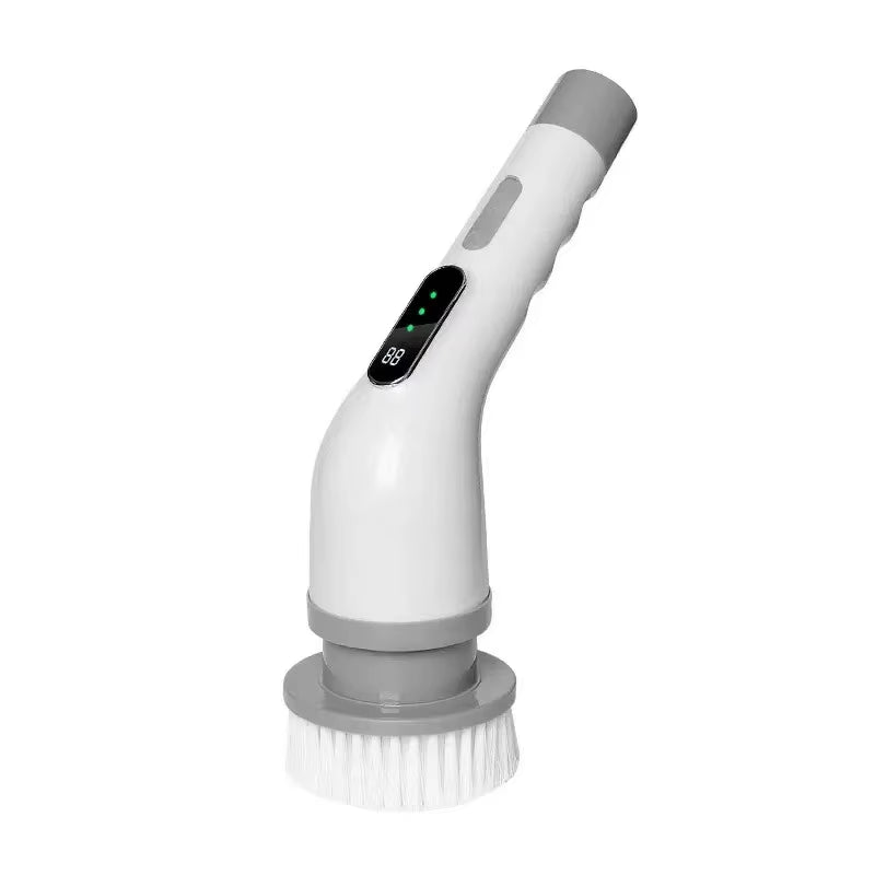 Electric Telescopic Wireless Cleaning Brush a Nine in One Multi Functional Automatic Rotating Floor Sweeping Brush
