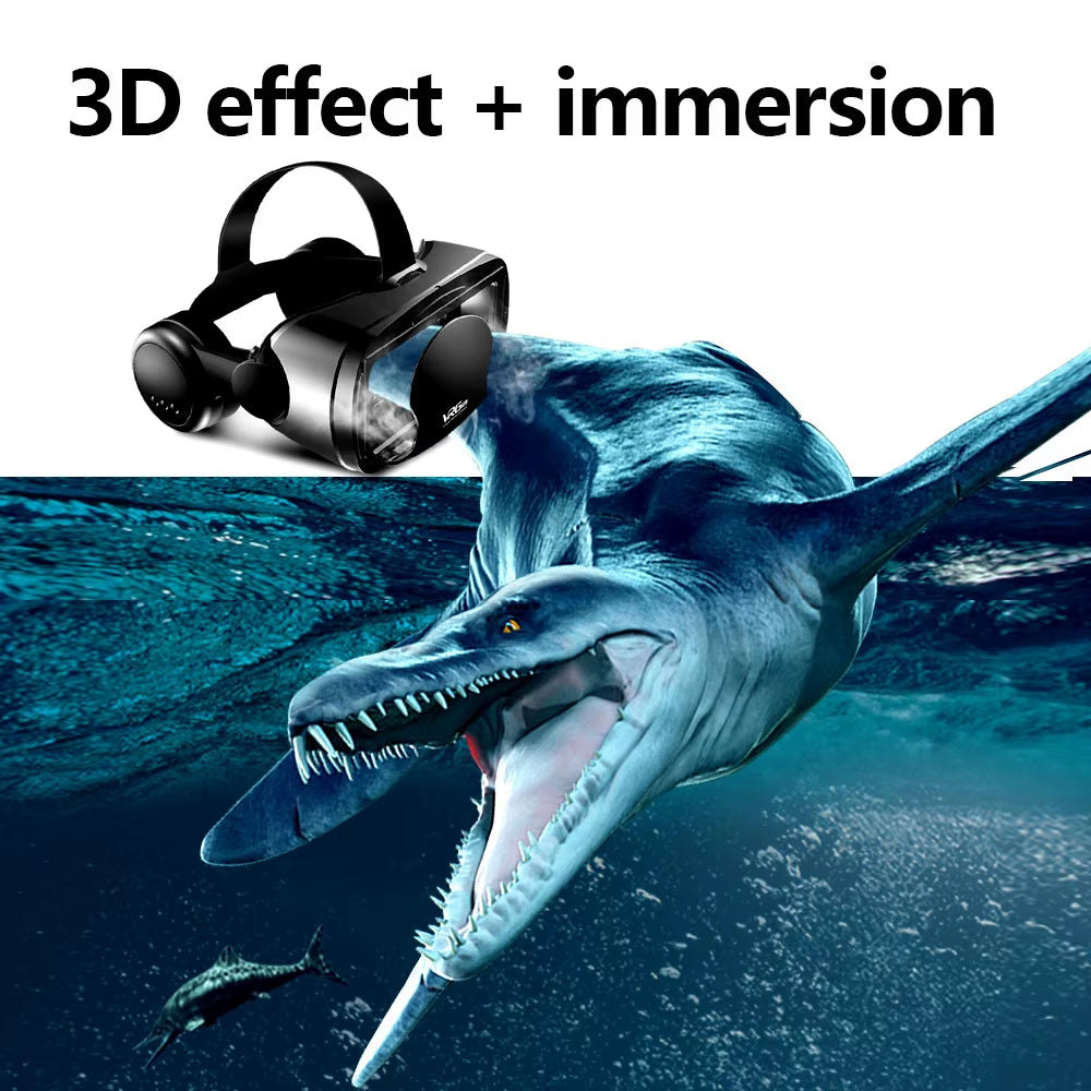 Hot Selling Audio-Visual Version of Big Headset Integrated Mobile Phone Dedicated 3D VR Glasses Video Glasses Virtual Reality