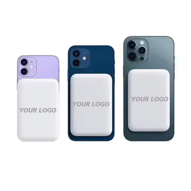 Magnetic Wireless Charging Power Bank 3000Mah 5000Mah 10000 Li-Polymer Battery Compatible with Iphone 17 Pro Max 16 15 14 13 12