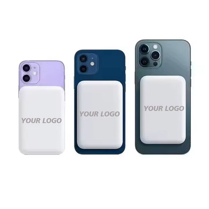 Magnetic Wireless Charging Power Bank 3000Mah 5000Mah 10000 Li-Polymer Battery Compatible with Iphone 17 Pro Max 16 15 14 13 12
