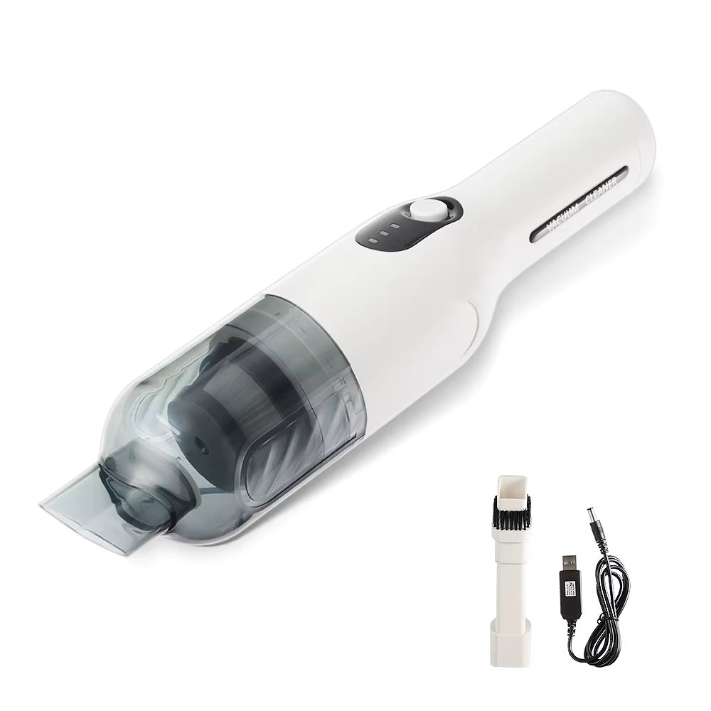 High-Powered Wireless Electric Mini Cordless Hand Held Dry Portable Vacuum Cleaner USB Rechargeable HEPA Filter Bagless Auto Car
