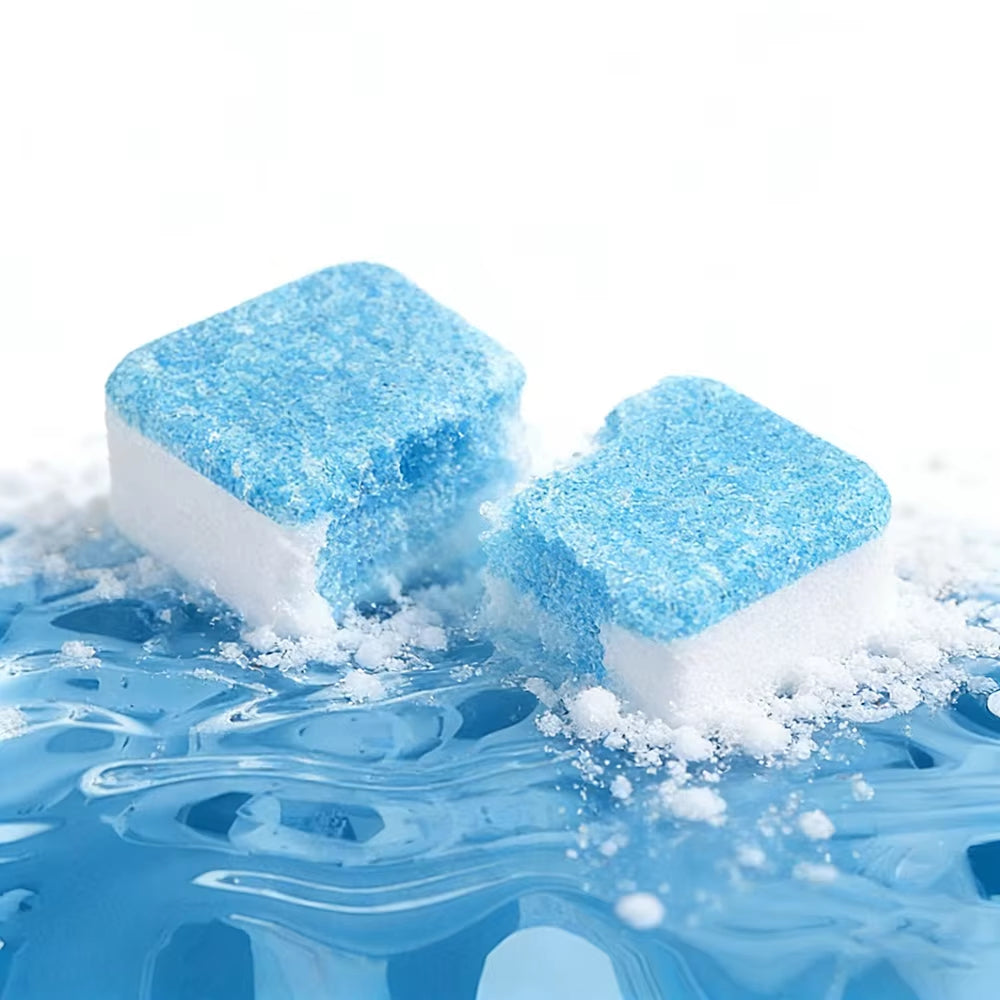 24Pcs Deep Cleaning Stain Remove Washing Machine Cleaner Effervescent Washing Machine Cleaning Tablets