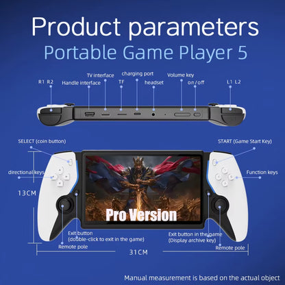 Pro Version R36S Max HC8000 Ultra Portable Retro Gaming Handheld Game Console