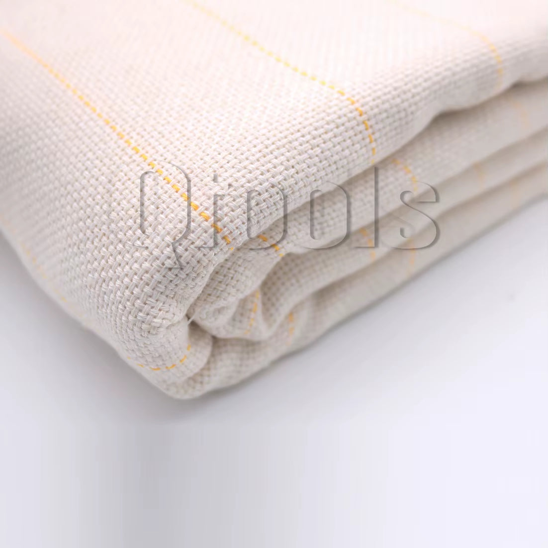Ready Stock 4M Width Monks Cloth with Yellow Guidelines for Tufting Gun Primary Rug Tufting Cloth Professional Tufting Fabric