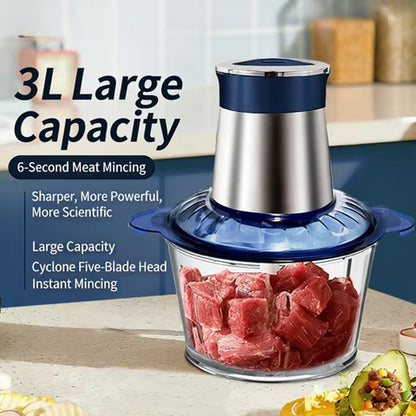 Household Electric Meat Grinder Meat Mixer Food Processor Vegetable Shredder