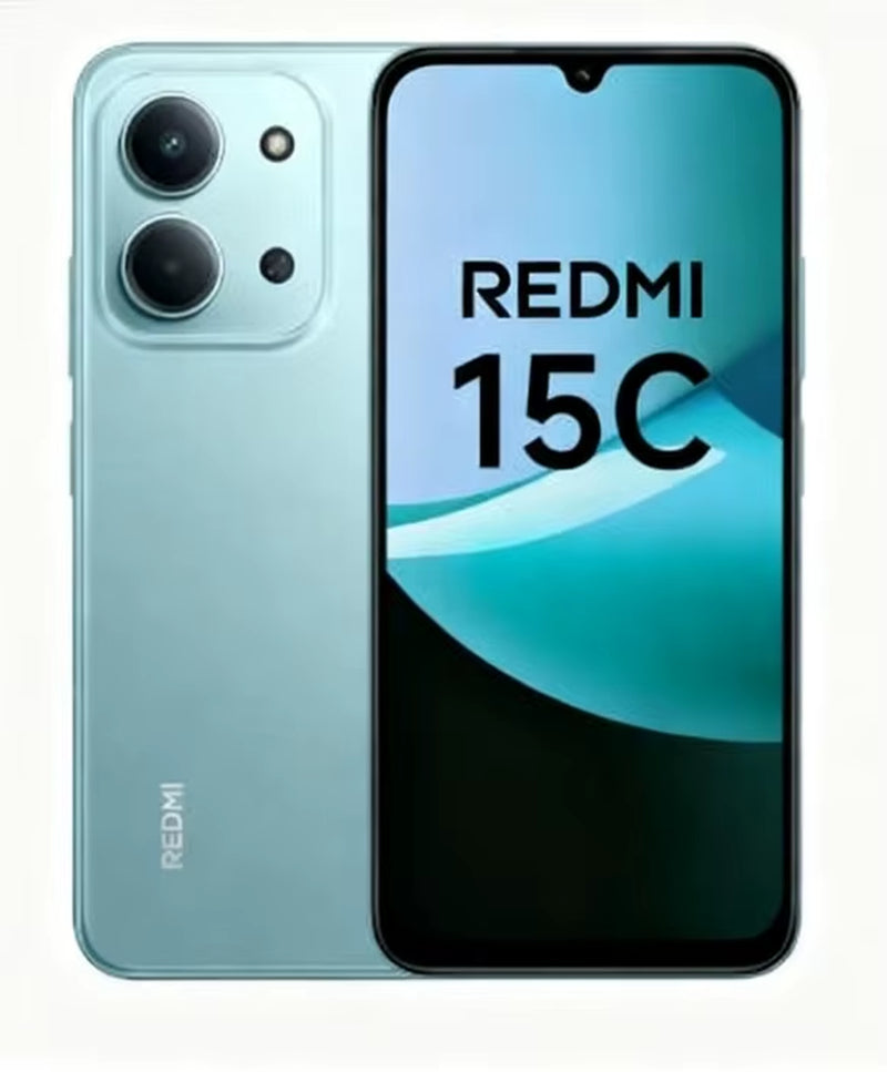 Second-Hand Redmi 15C Mobile Phone 8+256GB Octa Core 120Hz 6.9" LCD LTE NFC Fingerprint 6000Mah Battery