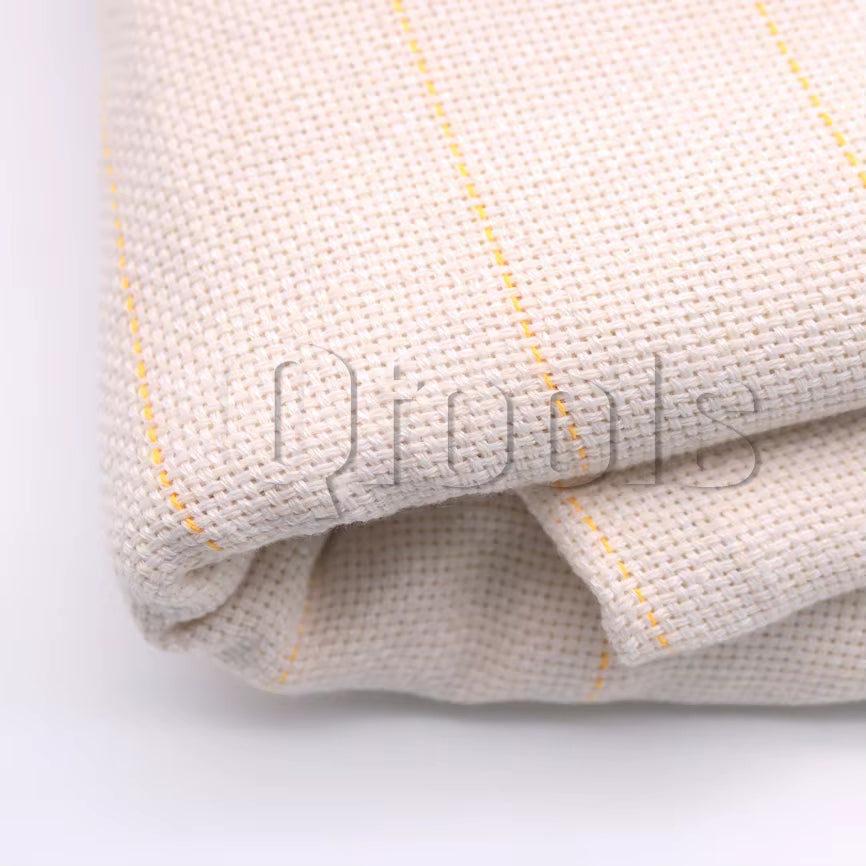 Ready Stock 4M Width Monks Cloth with Yellow Guidelines for Tufting Gun Primary Rug Tufting Cloth Professional Tufting Fabric