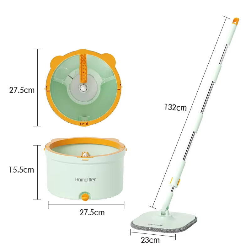 Mop Cleaning Supplies Cleaning Products Homettler 360 Rotating Flat Mop Cleaning Tools Mop Bucket