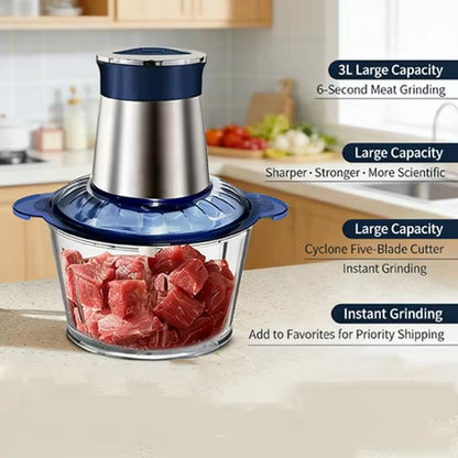 Household Electric Meat Grinder Meat Mixer Food Processor Vegetable Shredder