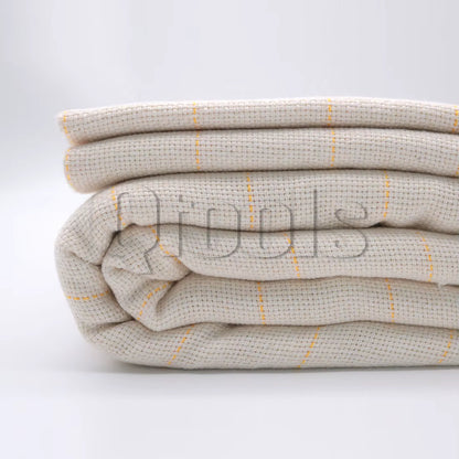 Ready Stock 4M Width Monks Cloth with Yellow Guidelines for Tufting Gun Primary Rug Tufting Cloth Professional Tufting Fabric