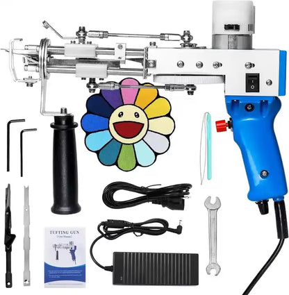 Wholesale Portable 2In1 Hand Tufting Gun Machine for DIY Carpet Electric Tufting Gun Rug Embroidery Machine Textile Machines