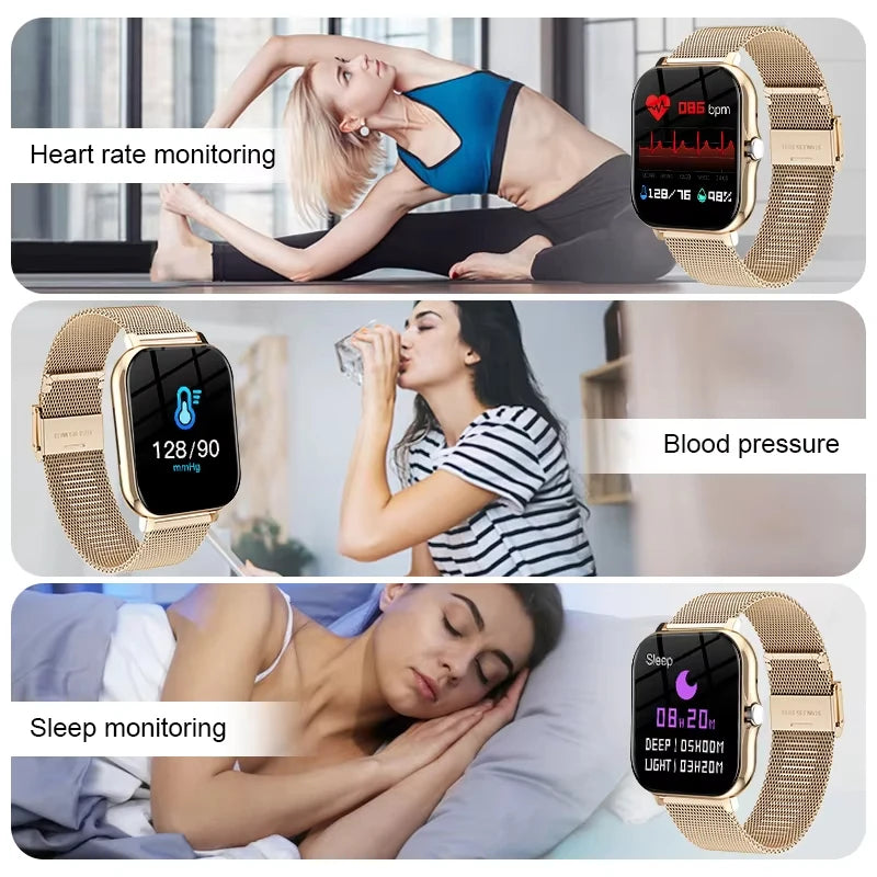 2025 Smart Watch 2.01 Inch HD Display Answer Make Call Message Preview Sport Modes DIY Dial Weather Forecast Men Women