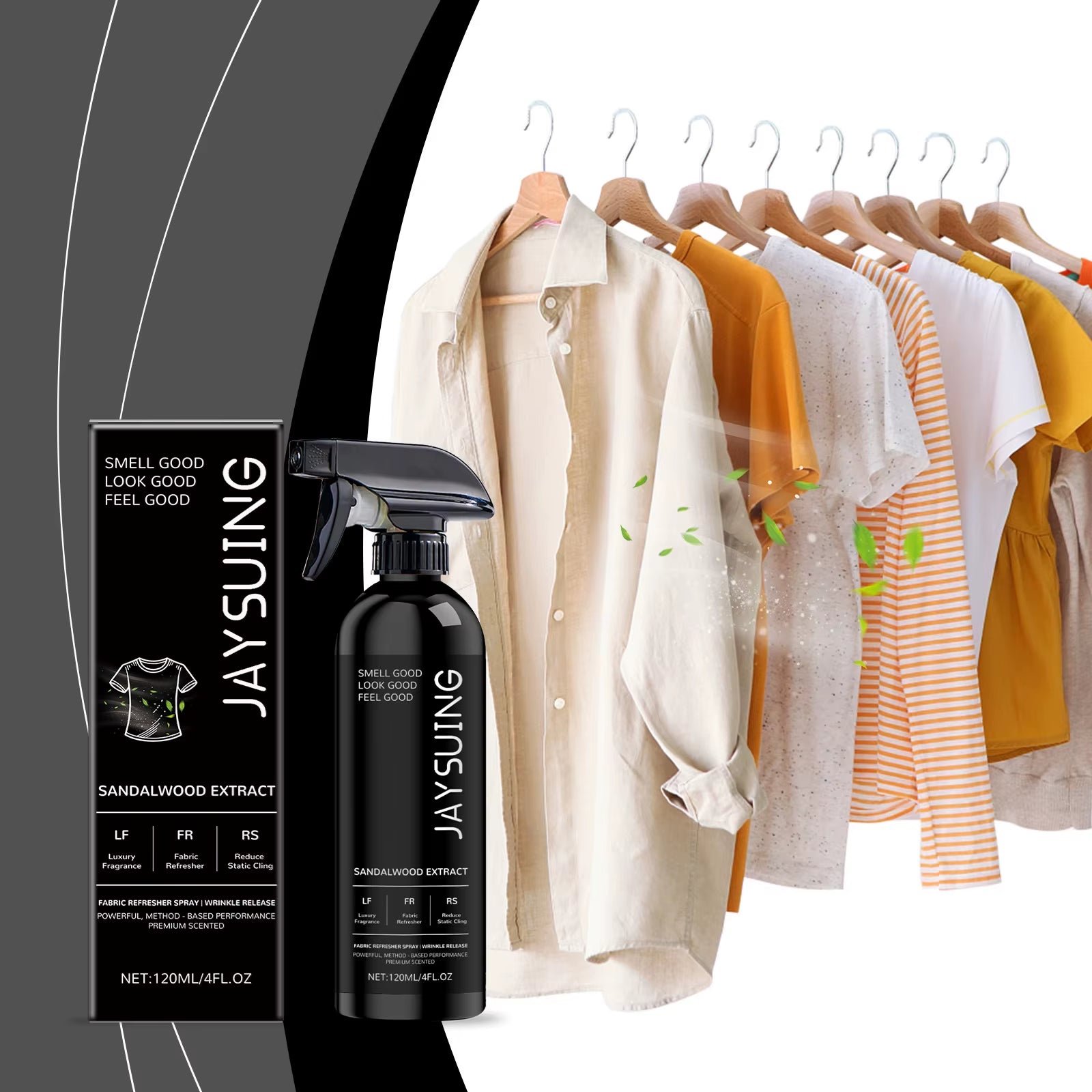 JAYSUING Wholesale Luxury Fragrance Lasting Fragrance Removing Static Electricity Convenient Clothes Fresh Spray