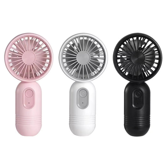 3 Speeds and USB Hand Fan Rechargeable Electric Hand Held Lash Fans Small Mini Ventilateur Portable Handheld Fan